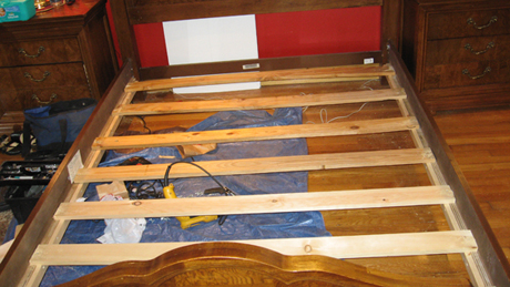 wood bed frame repair boyton beach florida